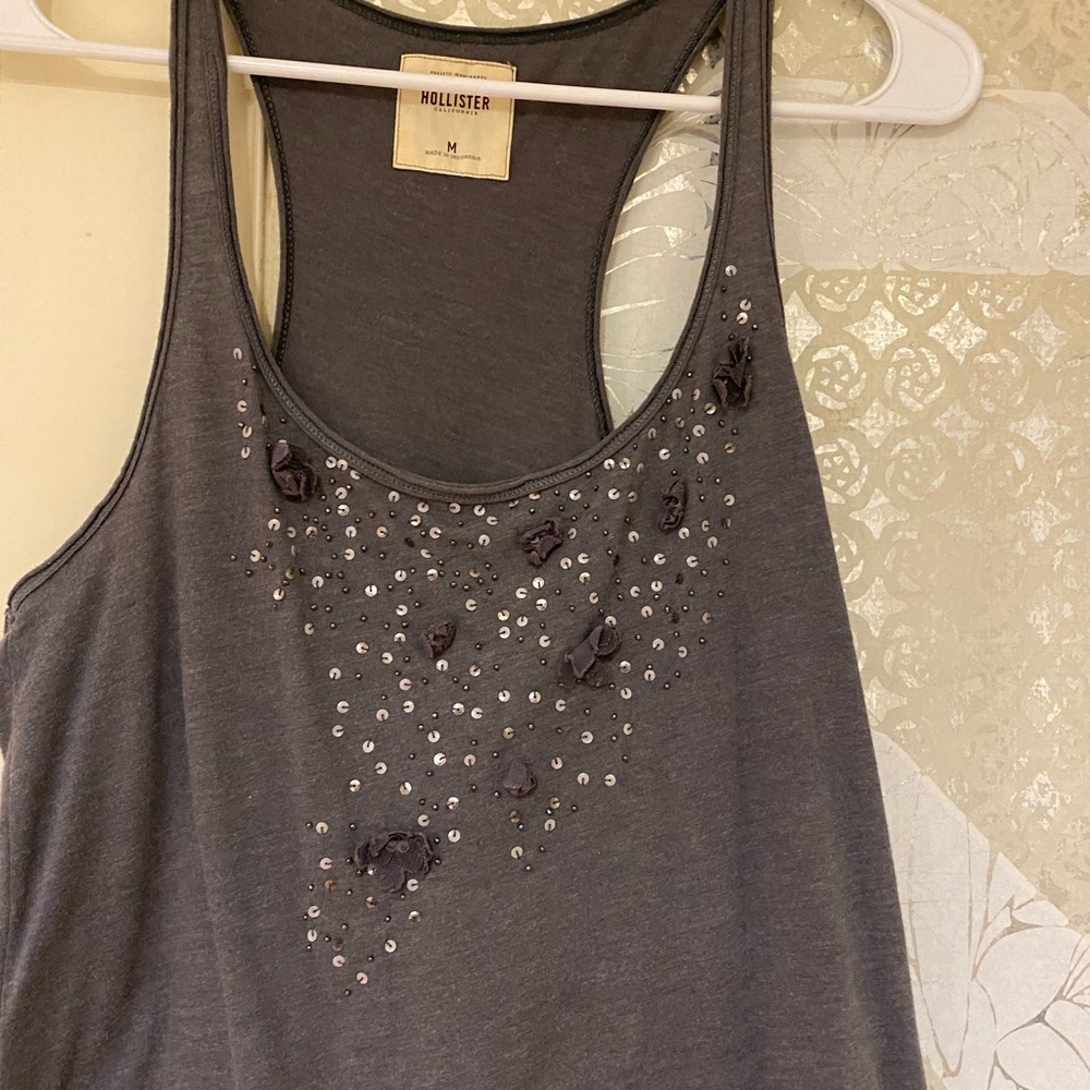 Grey Hollister Tank Top